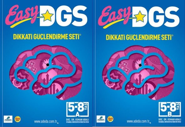EASY Dikkat Güçlendirme Seti 2 Kitap Takım (5-8 Yaş) - Osman Abalı - Adeda Yayınları