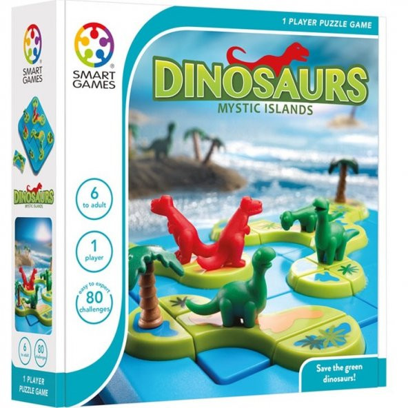 Smart Games Dinosaurs Mystic Islands Akıl Oyunu Türkçe