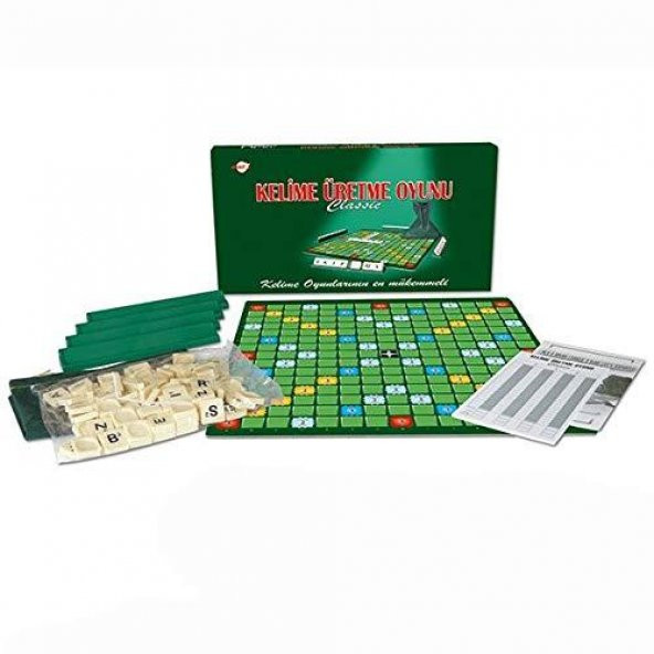 KELİME ÜRETME OYUNU - SCRABBLE BENZERİ EĞİTİCİ OYUNCAK - 4