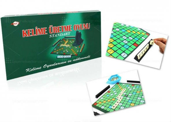 KELİME ÜRETME OYUNU - SCRABBLE BENZERİ EĞİTİCİ OYUNCAK - 5