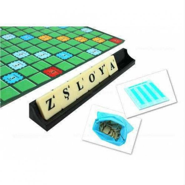 KELİME ÜRETME OYUNU - SCRABBLE BENZERİ EĞİTİCİ OYUNCAK - 6