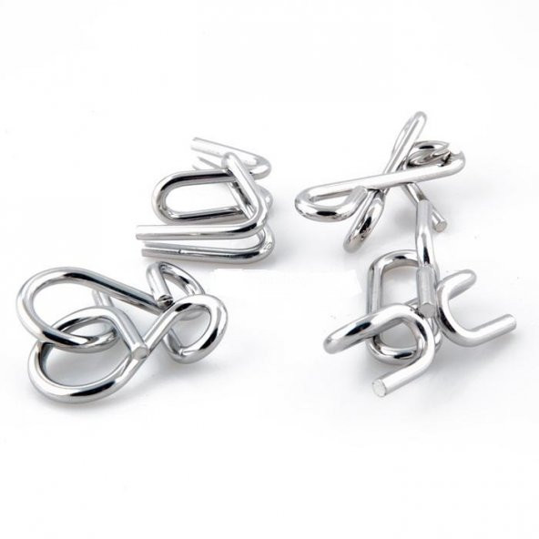 Metal Puzzle Set 4lü Büyük Boy Eğitici Puzzle - 2
