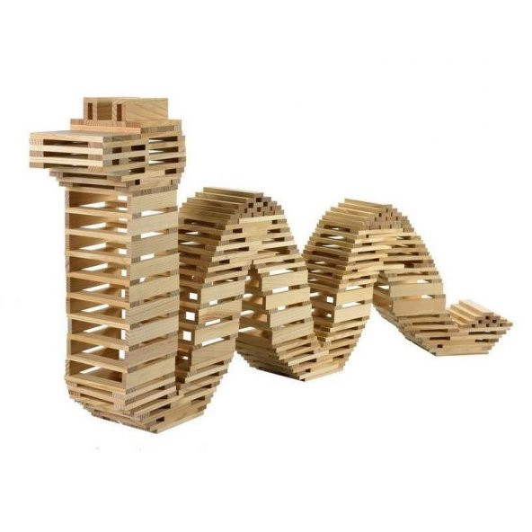 Becerikli Yapılar 200 Parça (Ahşap Yapı Blokları) orjinal oyun - 4