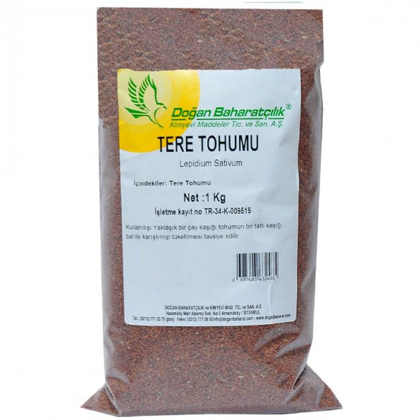 Doğan Doğal Tere Tohumu 1000 Gr Paket - 6