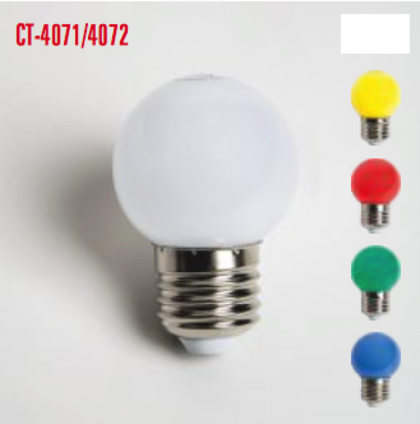 CATA CT 4071/4072 2W LED GECE AMPULÜ BEYAZ-KIRMIZI-SARI-YEŞİL-M