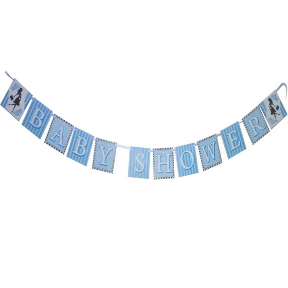 Baby Shower Partisi Süsleri Erkek Bebek, Dekorasyon Yazıları
