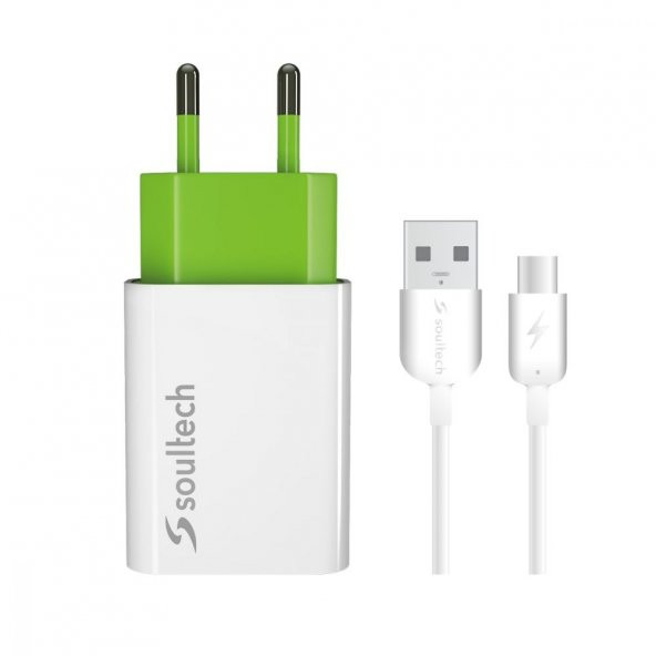 SOULTECH SC213B 2.0 MAH TYPE-C COMFORT FAST USB CHARGER+ CABLE