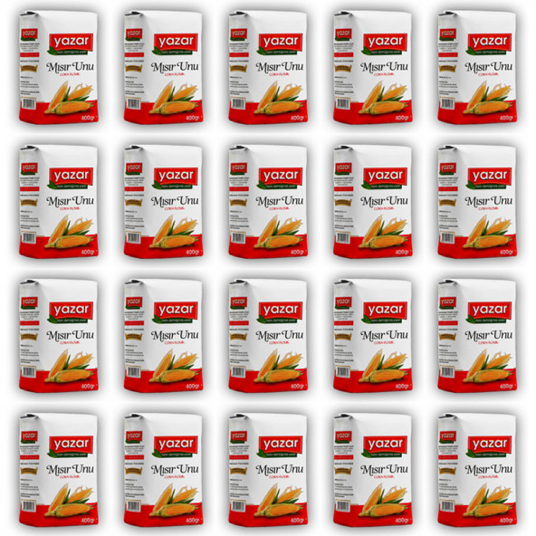 Yazar Mısır Unu 400 gr x 20 Adet Koli - 2