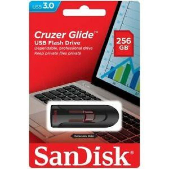 Sandisk 256Gb 3.0 Usb Flash Bellek Cruzer Glide Sdcz600-256G-G35 - 2