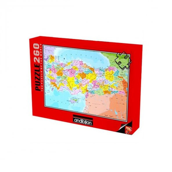 Anatolian Puzzle 260 Parça Türkiye Siyasi Haritası Puzzle