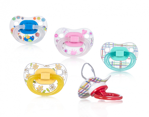 BEBEDOR 131 Classy Desenli Emzik Silikon Damaklı Uç 0-6 Ay No:1