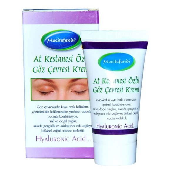 Mecitefendi At Kestanesi Özlü Göz Çevresi Kremi Hyaluronic Acid 15ML