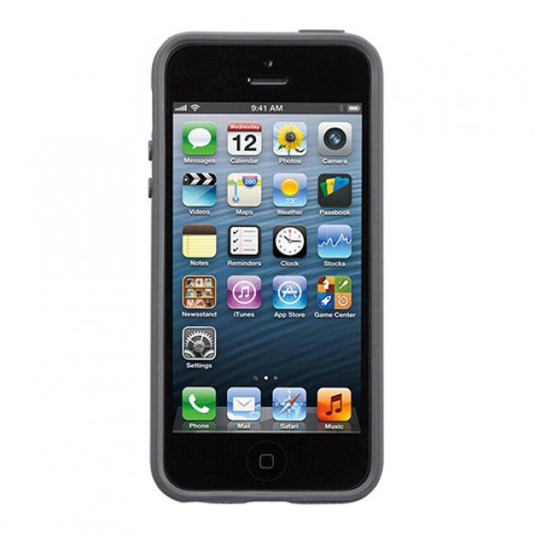 Speck CandyShell iPhone SE/5S/5 Sert Kılıf Siyah - Gri SPK-A2677 - 2