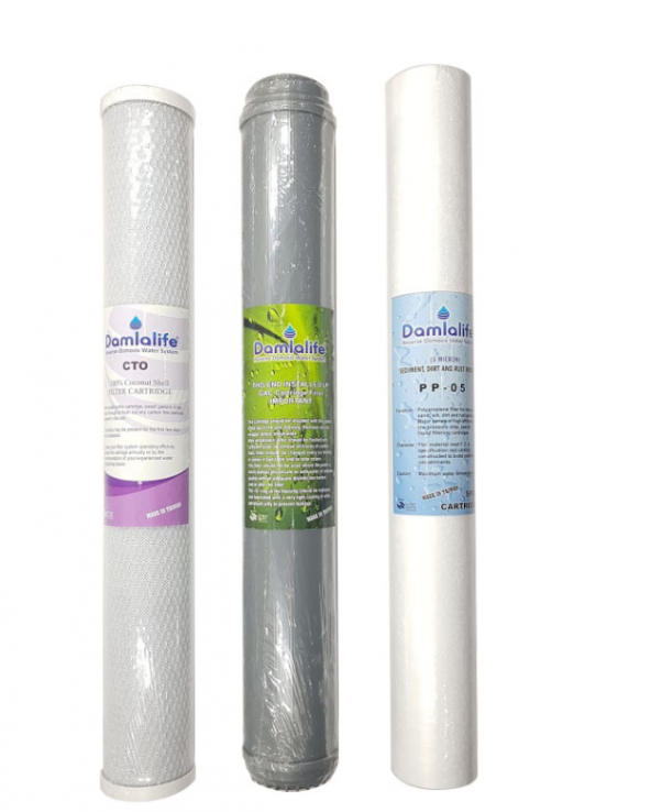 Damlalife 20 Inç Su Arıtma Filtre Seti - Resim 2