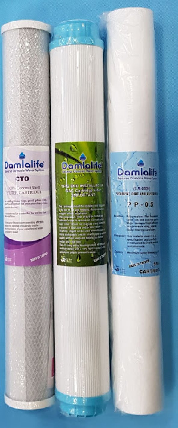 Damlalife 20 Inç Su Arıtma Filtre Seti - Resim 6