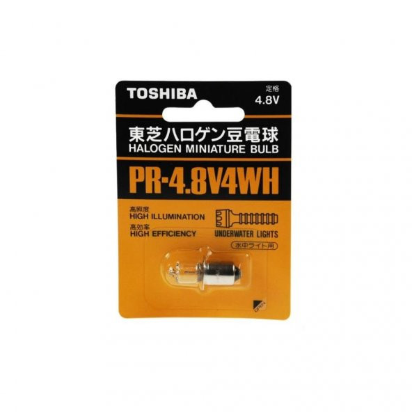 Toshiba Pr  4.8V 4WH Halojen Fener Ampulü