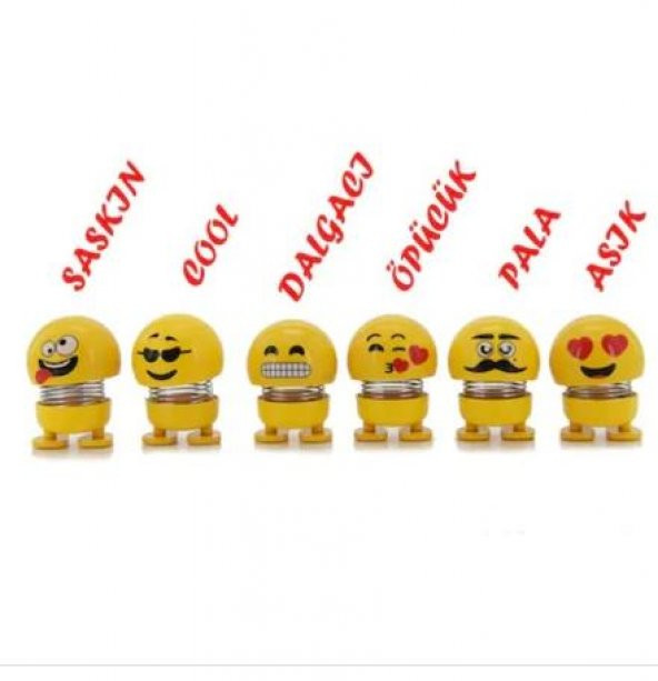Zıpp Zıpp Sevimli Emoji Kafalar