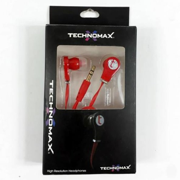Technomax Stereo Çift Kulak Kulak İçi Kulaklık 3.5 mm Aux Kalitel