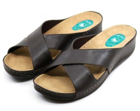 Ceyo Çapraz Topuk Jelli Topuk Dikeni Kadın Terlik 9946-1 - Resim 11