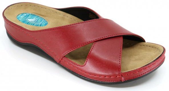 Ceyo Çapraz Topuk Jelli Topuk Dikeni Kadın Terlik 9946-1 - Resim 12