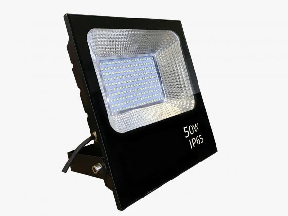 50 Watt SMD Led Projektör-Slim Kasa-100 Gerçek Değer-Driverli