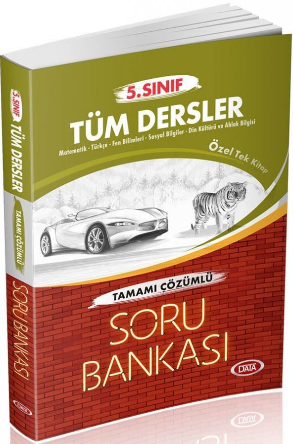 DATA YAYINLARI 5.SINIF TÜM DERSLER ÇÖZÜMLÜ SORU BANKASI *YENİ - 1