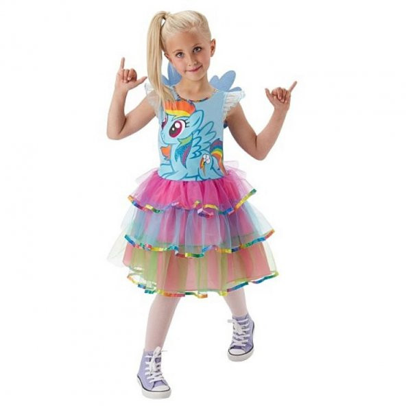 MY LITTLE PONY RAINBOW DASH KOSTÜM 3-4 YAŞ