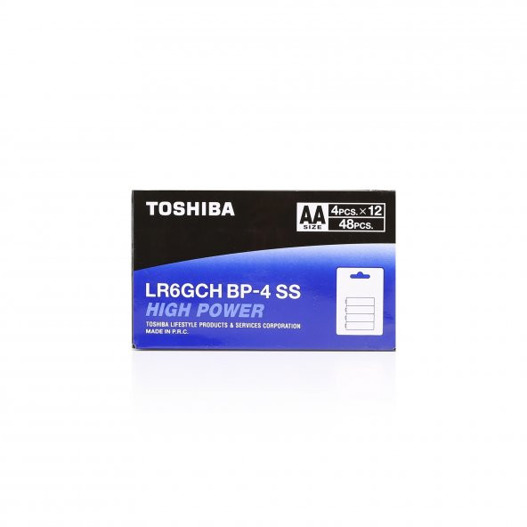 Toshiba LR6 High Power Alk. Kalem Pil 4lü - 6