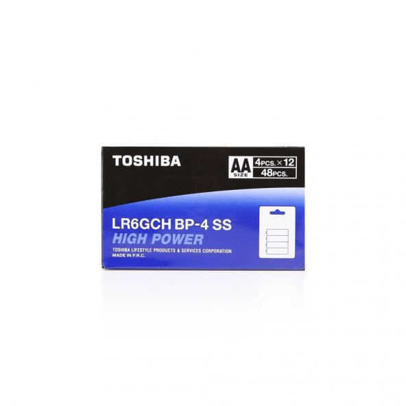 Toshiba LR6 High Power Alk. Kalem Pil 4lü - 10