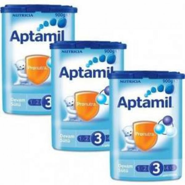 Aptamil 3 Devam Sütü 900 gr X 3 ADET 07.0.2020