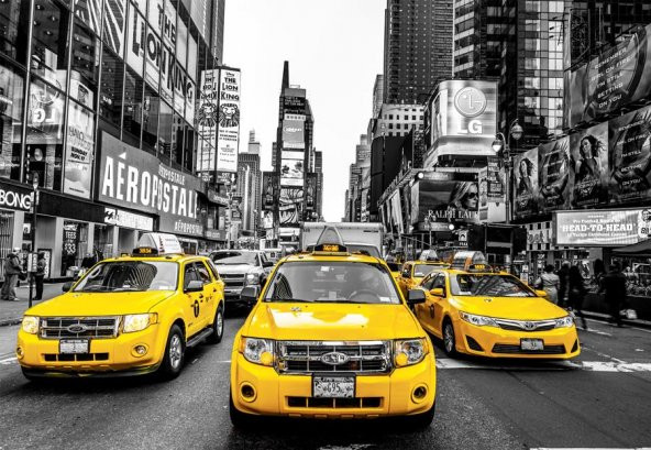 New York Taxi 2000 Parça Puzzle - Assaf Frank - Anatolian - 2