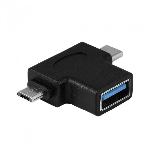 USB 3.0 mikro USB ve Type C OTG Adaptör Dönüştürücü