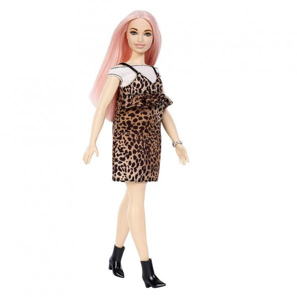 Barbie Fashionistas Büyüleyici Parti Bebekleri Pembe Saçlı Tombul Barbie