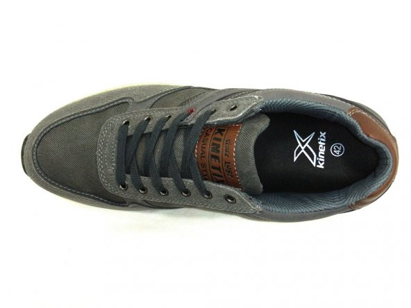 Kinetix Alf Gri Bağcıklı Casual Erkek Spor Ayakkabı - 4