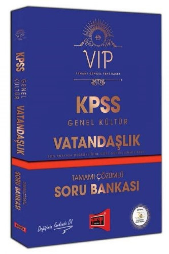 Yargı Yayınları KPSS VIP Vatandaşlık Tamamı Çözümlü Soru Bankası