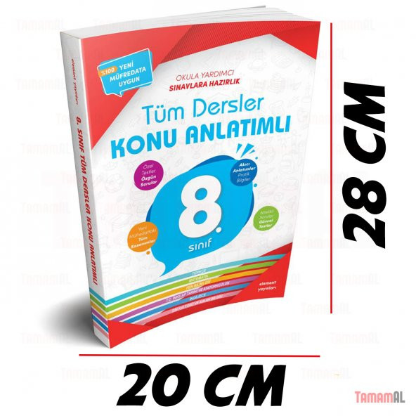 8.SINIF TÜM DERSLER SORU BANKASI + KONU ANLATIM + YAPRAK TEST SET - 8