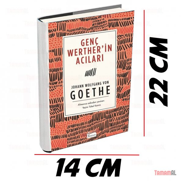 GENÇ WERTHER ACILARI GOETHE BEZ CİLTLİ SERT KAPAK DÜNYA KLASİKLER - Resim 2