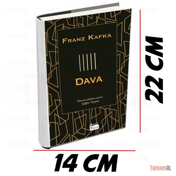 DAVA / FRANZ KAFKA LÜX BEZ CİLTLİ SERT KAPAK DÜNYA KLASİKLERİ - Resim 2
