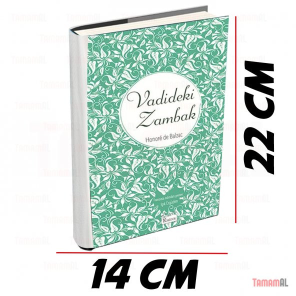 VADİDEKİ ZAMBAK / BALZAC LÜX KUMAŞ BEZ CİLTLİ SERT KAPAK KLASİKLE - 2