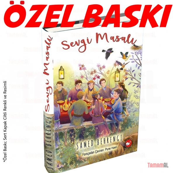 SEVGİ MASALI SAMED BEHRENGİ RENKLİ RESİMLİ HİKAYE CİLTLİ KİTAP - 2