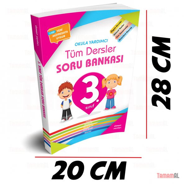 3.SINIF TÜM DERSLER SORU BANKASI + YAPRAK TEST SET ELEMENT - 4