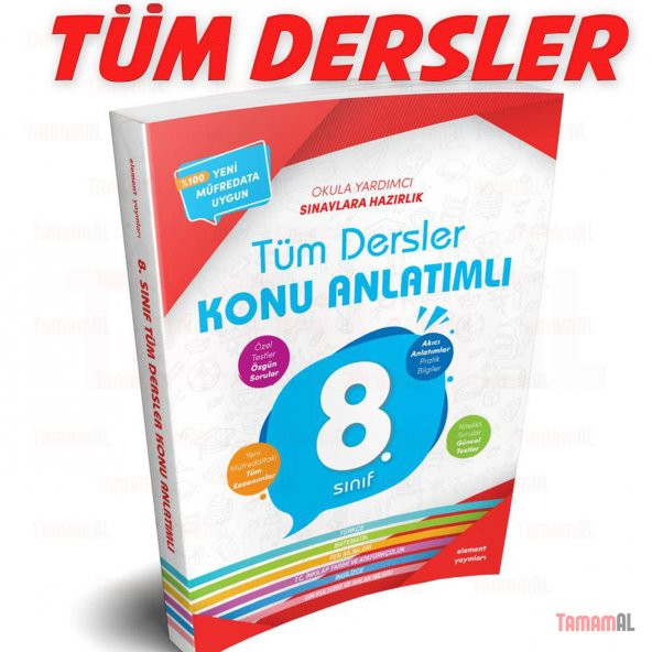 8.SINIF TÜM DERSLER SORU BANKASI + KONU ANLATIM + YAPRAK TEST SET - 3