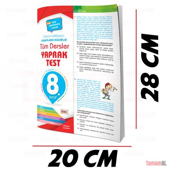 8.SINIF TÜM DERSLER SORU BANKASI + KONU ANLATIM + YAPRAK TEST SET - 7