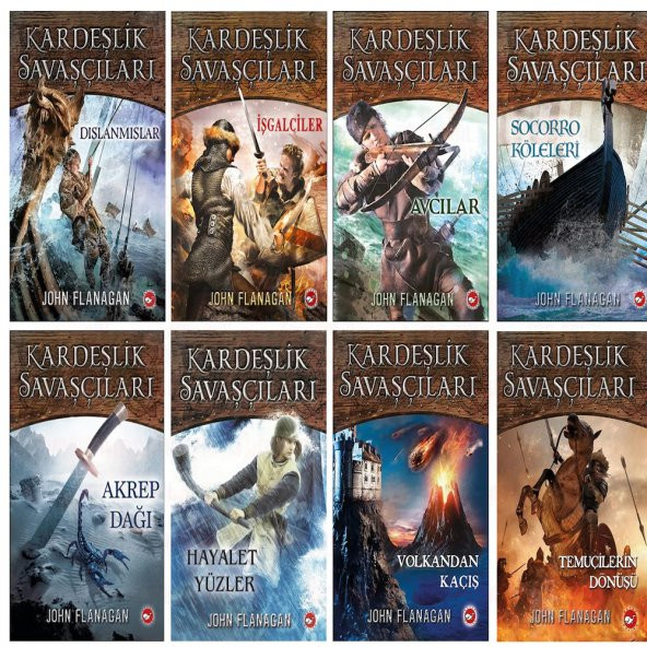 KARDEŞLİK SAVAŞÇILARI MACERA AKSİYON (John Flanagan) 8 KİTAP Seti