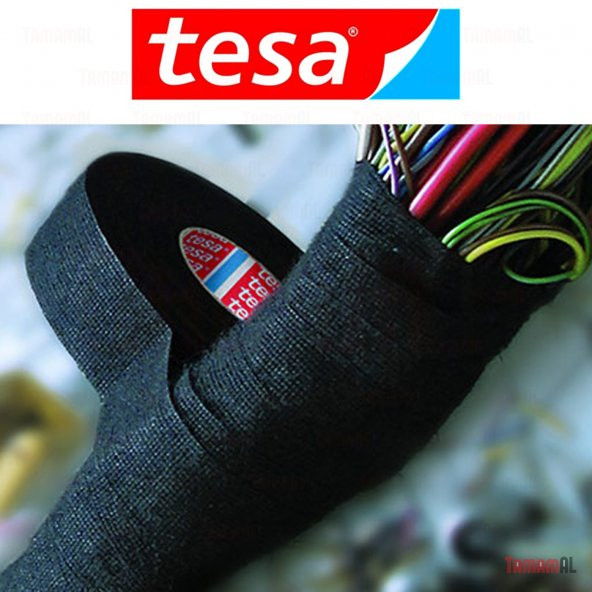 TESA (ALMAN MARKASI) TÜYLÜ BEZ KABLO İZOLASYON BANT 19X15MT - 4
