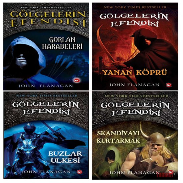 GÖLGELERİN EFENDİSİ 1+2+3+4 KİTAP SET / John Flanagan / MACERA