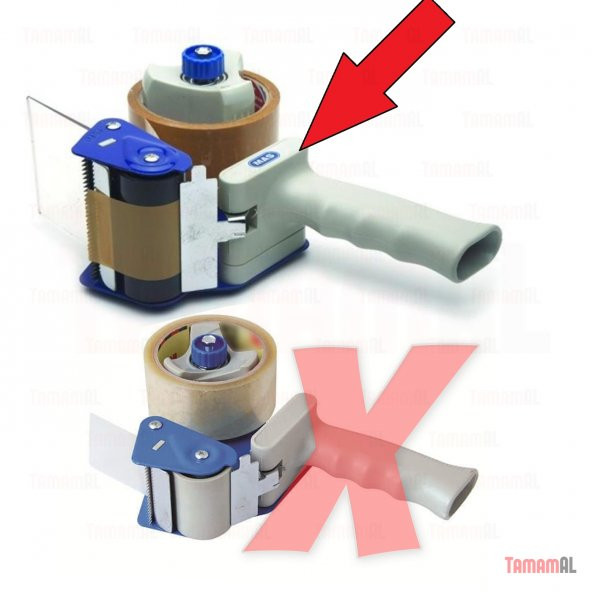 MAS (KALİTELİ) GENİŞ KOLİ BANT MAKİNESİ 75mm (675)