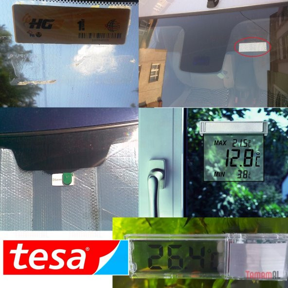 TESA (ALMAN MARKASI) ŞEFFAF ÇİFT TARAFLI GÜÇLÜ KÖPÜK BANT 20Kg - 5