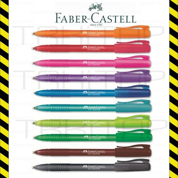 Faber Castell Renkli Tükenmez Kalem 5 Farklı Renk Set - 3