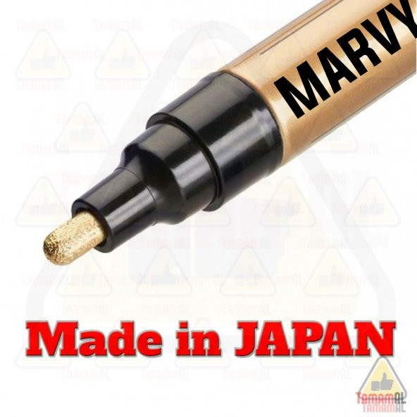 MARVY Araç Kaporta Rötuş SİYAH Boya Kalemi (ÇOK KALİTELİ) JAPON